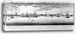 Постер Бак Натаниель (грав) The North-West Prospect of Deptford, in the County of Kent, 1739 Постер Бак Натаниель (грав) The North-West Prospect of Deptford, in the County of Kent, 1739