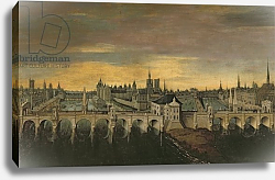 Постер Школа: Фонтенбло 16в. Design for the Construction of the Pont-Neuf, c.1577 Постер Школа: Фонтенбло 16в. Design for the Construction of the Pont-Neuf, c.1577