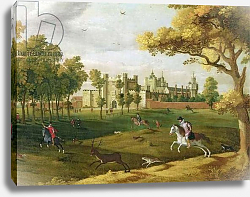 Постер Школа: Фламандская 17 в. Nonsuch Palace in the time of King James I, early 17th century Постер Школа: Фламандская 17 в. Nonsuch Palace in the time of King James I, early 17th century