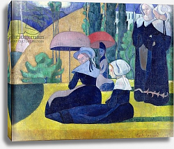Постер Бернард Эмиль Breton Women in the Shade, 1892 Постер Бернард Эмиль Breton Women in the Shade, 1892