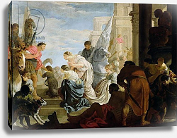 Постер Бурдон Себастьян The Meeting of Anthony and Cleopatra, c.1645 Постер Бурдон Себастьян The Meeting of Anthony and Cleopatra, c.1645