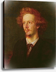 Постер Уоттс Джордж Portrait of Algernon Charles Swinburne 1867 Постер Уоттс Джордж Portrait of Algernon Charles Swinburne 1867