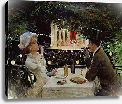Постер Бакст Леон Dinner at Les Ambassadeurs, c.1882 Постер Бакст Леон Dinner at Les Ambassadeurs, c.1882