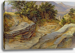 Постер Фабер Иохим Italian Mountain Landscape, c.1824 Постер Фабер Иохим Italian Mountain Landscape, c.1824