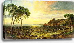 Постер Кропси Джаспер Sunset over Lake Thrasemine, 1887 Постер Кропси Джаспер Sunset over Lake Thrasemine, 1887
