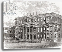 Постер The Crown Prince Palace aka Kronprinzenpalais, Berlin, Germany c.1880. Постер The Crown Prince Palace aka Kronprinzenpalais, Berlin, Germany c.1880.