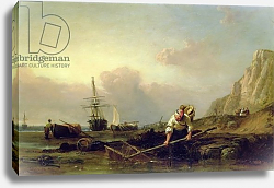 Постер Стенфилд Кларксон Shrimping 88;this painting has an indecipherable date; Постер Стенфилд Кларксон Shrimping 88;this painting has an indecipherable date;