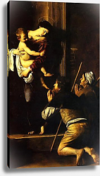 Постер Караваджо (Caravaggio) Алтарь Капеллы Кавалетти в Санта Агостино в Риме, Мадонна пилигримов Постер Караваджо (Caravaggio) Алтарь Капеллы Кавалетти в Санта Агостино в Риме, Мадонна пилигримов