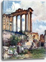 Постер Пиза Альберто Temple of Saturn from the Basilica Julia in the Forum Постер Пиза Альберто Temple of Saturn from the Basilica Julia in the Forum