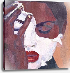 Постер Хугевеген Барбара (совр) 'Face 1', 2012, Постер Хугевеген Барбара (совр) 'Face 1', 2012,