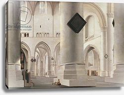 Постер Саенредам Питер Interior of the Grote Kerk, Amsterdam, c.1637 Постер Саенредам Питер Interior of the Grote Kerk, Amsterdam, c.1637