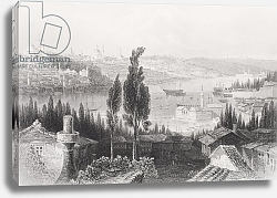 Постер Бартлет Уильям (последователи, грав) The Arsenal from the Pera, Turkey, from 'Gallery of Historical Portraits', published c.1880 Постер Бартлет Уильям (последователи, грав) The Arsenal from the Pera, Turkey, from 'Gallery of Historical Portraits', published c.1880