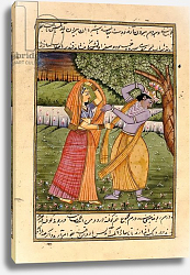 Постер Школа: Индийская Radha and Krishna, the God of Love Постер Школа: Индийская Radha and Krishna, the God of Love