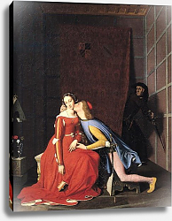 Постер Ингрес Джин Francesca da Rimini and Paolo Malatesta, 1819 Постер Ингрес Джин Francesca da Rimini and Paolo Malatesta, 1819