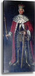 Постер Мензель Адольф Frederick William I, King of Prussia in his Regalia, Постер Мензель Адольф Frederick William I, King of Prussia in his Regalia,