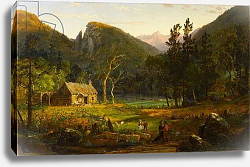 Постер Кропси Джаспер Eagle Cliff, Franconia Notch, New Hampshire, 1858 Постер Кропси Джаспер Eagle Cliff, Franconia Notch, New Hampshire, 1858
