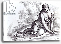 Постер Перье Франсуа (грав) Venus in the Borghese Gardens, c.1653 Постер Перье Франсуа (грав) Venus in the Borghese Gardens, c.1653