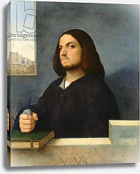 Постер Джорджоне Portrait of a Venetian Gentleman, c.1510 Постер Джорджоне Portrait of a Venetian Gentleman, c.1510