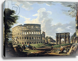 Постер Панини Джованни Паоло The Colosseum and the Arch of Constantine Постер Панини Джованни Паоло The Colosseum and the Arch of Constantine