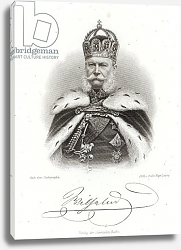 Постер Школа: Немецкая школа (19 в.) William I, King of Prussia in the 'Allgemeine Moden-Zeitung', Leipzig, 1872 Постер Школа: Немецкая школа (19 в.) William I, King of Prussia in the 'Allgemeine Moden-Zeitung', Leipzig, 1872