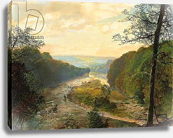 Постер Гримшоу Джон Аткинсон The Wharfe Valley, with Barden Tower Beyond, 1870s Постер Гримшоу Джон Аткинсон The Wharfe Valley, with Barden Tower Beyond, 1870s