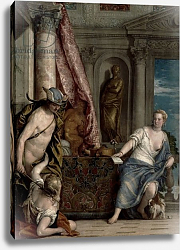 Постер Веронезе Паоло Hermes, Herse and Aglauros, c.1576-84 Постер Веронезе Паоло Hermes, Herse and Aglauros, c.1576-84