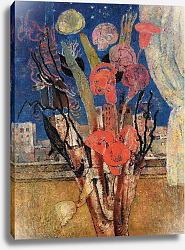 Постер Берге Фритц (совр) Flowers Over the City; Bloemen over de stad, 1929-1930 Постер Берге Фритц (совр) Flowers Over the City; Bloemen over de stad, 1929-1930