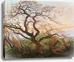 Постер Фридрих Каспар (Caspar David Friedrich) The Tree of Crows, 1822 Постер Фридрих Каспар (Caspar David Friedrich) The Tree of Crows, 1822