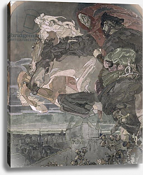 Постер Врубель Михаил The Flight of Faust and Mephistopheles, 1896 Постер Врубель Михаил The Flight of Faust and Mephistopheles, 1896