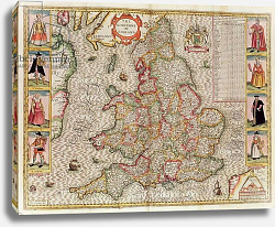 Постер Спид Джон The Kingdome of England, 1611-12 Постер Спид Джон The Kingdome of England, 1611-12