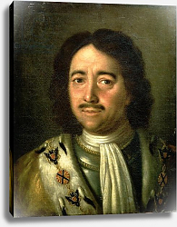Постер Антропов Алексей Portrait of Tsar Peter I the Great 1772 Постер Антропов Алексей Portrait of Tsar Peter I the Great 1772