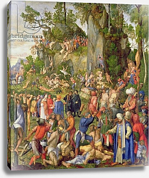 Постер Дюрер Альбрехт Martyrdom of the Ten Thousand, 1508 Постер Дюрер Альбрехт Martyrdom of the Ten Thousand, 1508