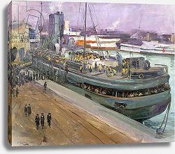 Постер Лавери Джон Naval Ratings Embarking, Southampton, Постер Лавери Джон Naval Ratings Embarking, Southampton,