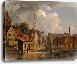 Постер Воллмер Адольф The Kleine Alster in 1842, 1842 Постер Воллмер Адольф The Kleine Alster in 1842, 1842