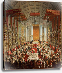 Постер Мейтенс Мартин Coronation Banquet of Joseph II in Frankfurt, 1764 Постер Мейтенс Мартин Coronation Banquet of Joseph II in Frankfurt, 1764
