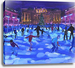 Постер Макара Эндрю (совр) Evening skaters,Somerset House ,2015, Постер Макара Эндрю (совр) Evening skaters,Somerset House ,2015,