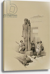 Постер Робертс Давид Colossus in front of the Temple of Wady Sabona, Ethiopia Постер Робертс Давид Colossus in front of the Temple of Wady Sabona, Ethiopia