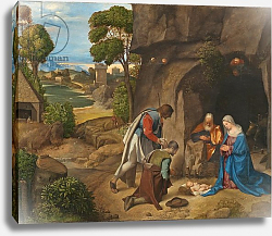 Постер Джорджоне The Adoration of the Shepherds, 1505-10 Постер Джорджоне The Adoration of the Shepherds, 1505-10