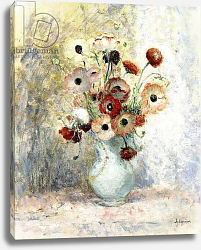 Постер Лебаск Анри Bouquet of Anemones, Постер Лебаск Анри Bouquet of Anemones,
