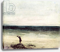 Постер Курбе Гюстав (Gustave Courbet) The Artist on the Seashore at Palavas Постер Курбе Гюстав (Gustave Courbet) The Artist on the Seashore at Palavas
