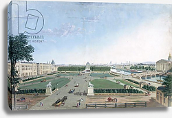 Постер Курвузье Анри View of the Place Louis XV and the Jardin des Tuileries, 1815-30 Постер Курвузье Анри View of the Place Louis XV and the Jardin des Tuileries, 1815-30