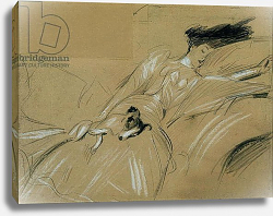 Постер Хеллу Поль Сезар The Duchess of Marlborough Dozing Off at Blenheim Palace Постер Хеллу Поль Сезар The Duchess of Marlborough Dozing Off at Blenheim Palace