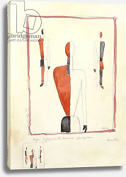 Постер Малевич Казимир Three Suprematist Figures, c. 1921-2 Постер Малевич Казимир Three Suprematist Figures, c. 1921-2