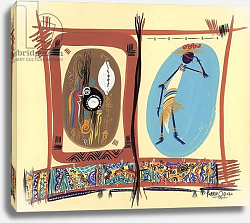 Постер Перрин Оглафа (совр) Element of Black culture, 2005 Постер Перрин Оглафа (совр) Element of Black culture, 2005