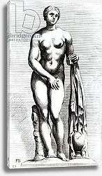 Постер Перье Франсуа (грав) Venus emerging from the bath, c.1653 Постер Перье Франсуа (грав) Venus emerging from the bath, c.1653