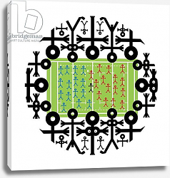 Постер ЗисИзНотМи (совр) Crowd Icon Rugby, 2006 Постер ЗисИзНотМи (совр) Crowd Icon Rugby, 2006