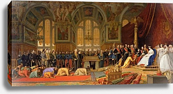 Постер Жером Жан Леон The Reception of Siamese Ambassadors by Emperor Napoleon III at the Palace of Fontainebleau, 1861 Постер Жером Жан Леон The Reception of Siamese Ambassadors by Emperor Napoleon III at the Palace of Fontainebleau, 1861