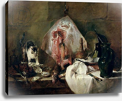 Постер Шарден Жан-Батист The Ray or, The Kitchen Interior, 1728 Постер Шарден Жан-Батист The Ray or, The Kitchen Interior, 1728