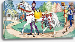Постер Коэльо Эдуардо (совр) Tom Thumb riding a Horse, 1957 Постер Коэльо Эдуардо (совр) Tom Thumb riding a Horse, 1957