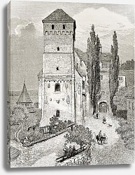 Постер Nuremberg castle gate. Created by Gerard, published on Le Tour du Monde, Paris, 1864 Постер Nuremberg castle gate. Created by Gerard, published on Le Tour du Monde, Paris, 1864